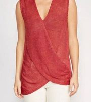 Brochu Walker Sleeveless Rhain Wrap Top