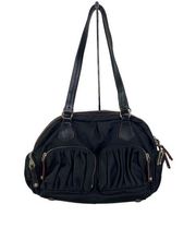 MZ Wallace Baby Jane Bedford Black Nylon Shoulder Bag