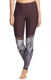 Manduka Serpent Print Leggings Size Small