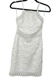 Charlotte Russe White Eyelet Mini Dress