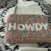 Dry good  howdy beaded coin purse