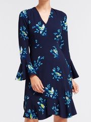 Draper James Blue Magnolia Mockingbird Dress