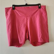 Old Navy  active extra high rise Biker Shorts pink size 3x