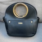 XOXO Black & Gold small satchel/crossbody purse NEW