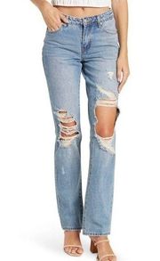 NWT ABOUND Destroyed Relaxed Fit Jeans