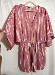 Peach Love adorable pink romper