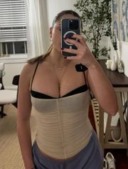 Corset Top With Built-In Bra