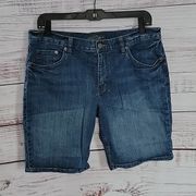 Lauren Ralph Lauren Medium Wash Classic Bermuda High-Rise Denim Shorts Size 10