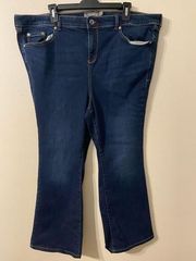 Womens Torrid Medium Wash Relaxed Boot Cut Stretch Jeans Ankle Size 20 20R