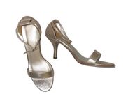 David’s Bridal Nayomi Metallic Gold Rounded Toe Formal Heels