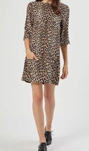 NWT Equipment Femme M Aubrey Animal Print Silk Dress