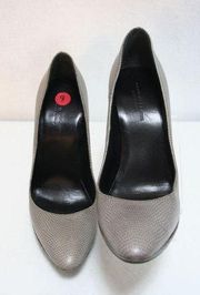 Balenciaga Paris Gray Patterned Pumps Heels Women EU sz 39 US 9 NEVER worn