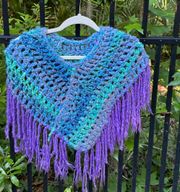 Crochet Knit Poncho 