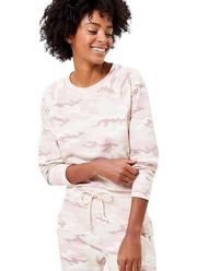 Size XS Pink Camouflage Crewneck Sweatshirt