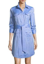 MILLY West Oxford Shirting Dress