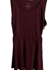 Decree  Maroon Dress