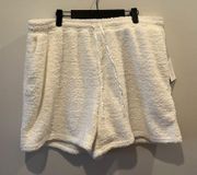 ELOQUII Fuzzy Lounge Shorts