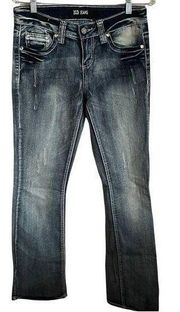 ZCO Bootcut Wing Embossed Back Pocket Denim Jeans