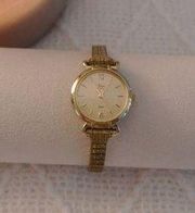 Vintage Gold Timex Quartz Bracelet Watch