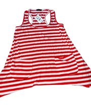 Nordstrom Shark bite Striped Tank Nwt With Pockets Women’s Size Medium