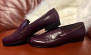 New in Box AJ Valenci Purple Loafers