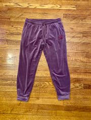 Velour Joggers