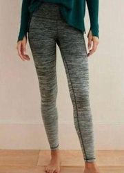 Aerie  Heathered Green Ombre Leggings Fleece chill.play.move.