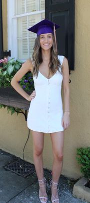 White Grad / Recruitment Dress