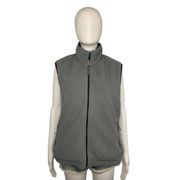 Black and Grey Reversible Winter Vest Women's Size Medium