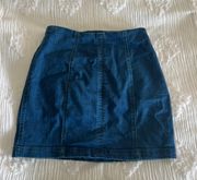 Denim Mini Skirt