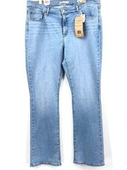 Levi’s  SCULPT HYPERSOFT Bootcut Jeans Light Wash Blue Size 18 NEW