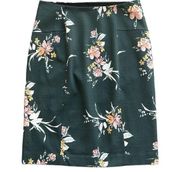 LYSSE Stitch Fix Floral Charity Green Skirt Sz Medium NWT