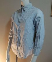 NWT Ruff Hewn Blue & White Button Down Shirt (S)