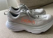 Hoka Bondi 8 gray size womens 10 EUC