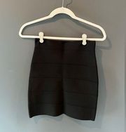 Black BCBGMaxAzria Bodycon Skirt, Small