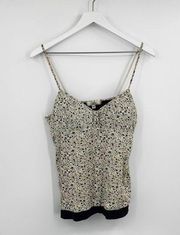 Lei Vintage Y2K Fairycore Coquette Ditsy Floral Tank Top Size XL Early 2000s