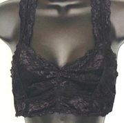 Black Lace Racerback Style Bralette (m)