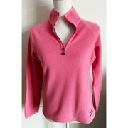 Vineyard Vines  • Pink Fleece Quarter Zip Pullover