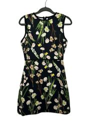 Victoria Beckham X Target Ladies Floral Black Stretch Sleeveless Dress SZ Small