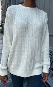 Oversized Chunky Sweater Cream