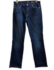 7 For All Mankind Kimmie Straight Leg Jean Size 32 Dark Wash Color