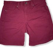 NWOT  plum / maroon jean shorts