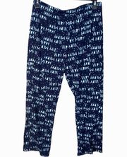 Intimates Blue Very Merry Christmas ft Pajamas Pants