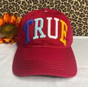 ⭐️NWT⭐️ Red Rainbow TRUE Adjustable Baseball Hat | OSFA |