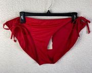 Peyton & Parker Bikini Bathing Suit Bottoms Red Size XL New with Tags