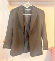 Antonio Melani Black Blazer with Hook & Eye Closure