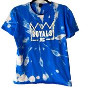 KC Royals Custom Tie Dye Shirt Medium