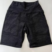 Aerie  Pocket Bike Shorts in Gray Camo