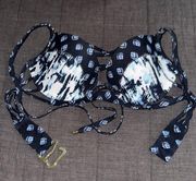 Abercrombie & Fitch Blue Push-Up Bikini Top