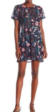 MINKPINK Sheer Floral Mesh Mini Dress Xs/S NWT